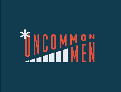 Uncommon Men Podcast Logo branding graphic design logo podcast typography