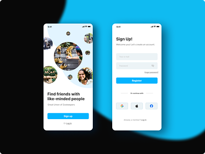 Dating App | Daily UI Challenge (sign up flow)