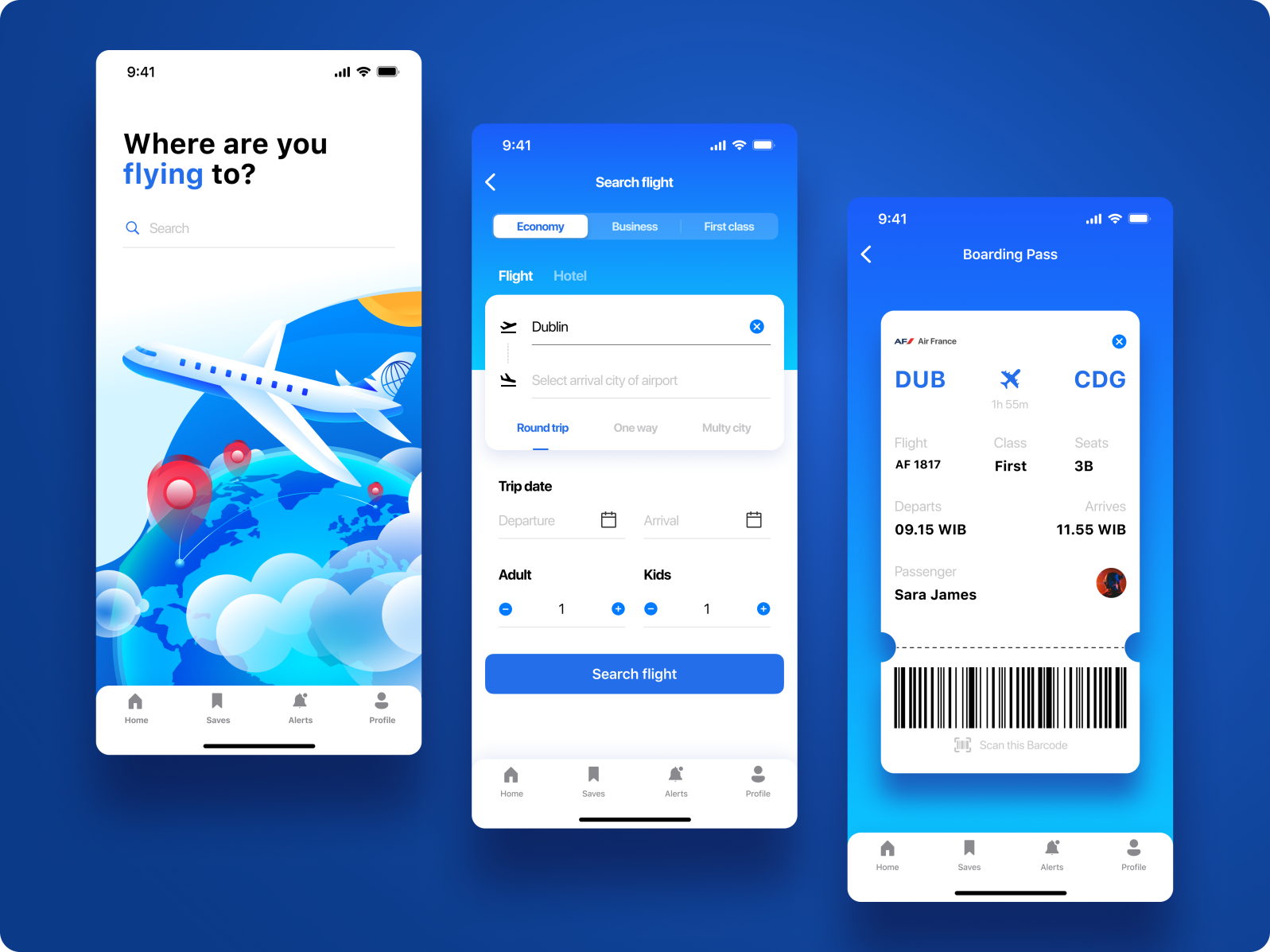 Flight Booking App | Daily UI Challenge (Flight search) by Nataliia ...