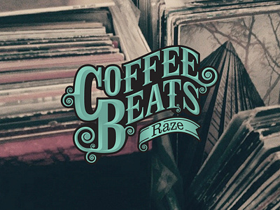 COFFEE BEATS MOOD branding design illustration logo type typography vector