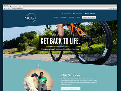 Memphis Orthopaedic Group angles bicycle bike cycling doctors group medical memphis ortho orthopaedic website
