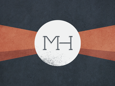 MH (mark) experimenting fun logo mark