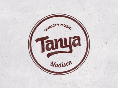 Quality Music client idea logo texture