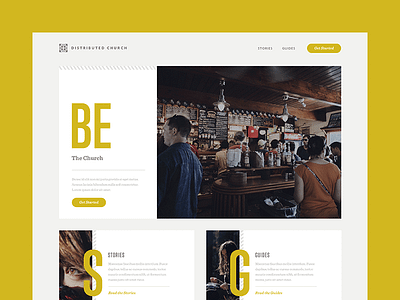 Travel Inspired Site art direction gray photo photography ui ux web yellow