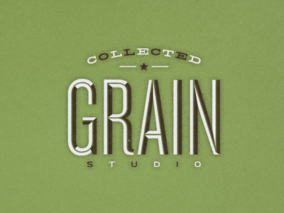 Collected Grain Logo 2 illustration logo school texture