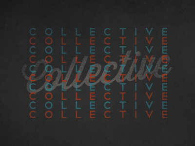 Vintage Collective branding texture wisdom script