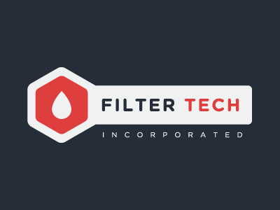 Filter Tech blue logo red