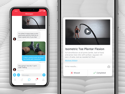 Fitbot • Messaging & Workout