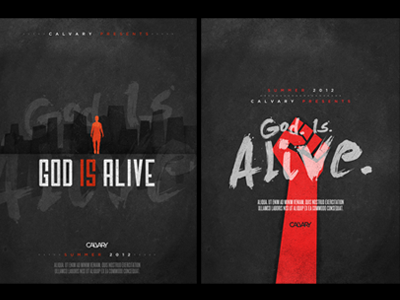 God Is Alive Posters