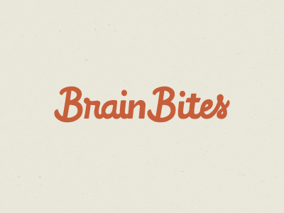 Brain Bites Logo Proposal 2 brain logo mark science texture