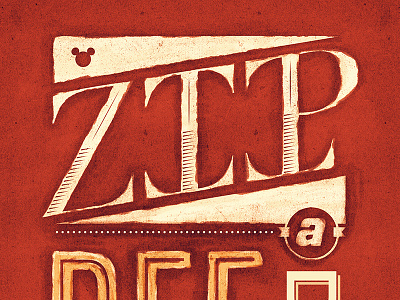 Zip Revision WIP 2x color illustration poster texture