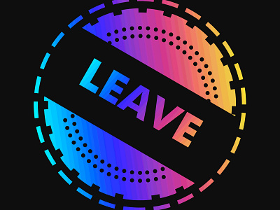 LEAVE // DAY69 - Feekaj abstract baugasm blue cinema 4d debut design dribbble future gradient illustration illustrator liquify painting pattern photoshop poster print purple rainbow red