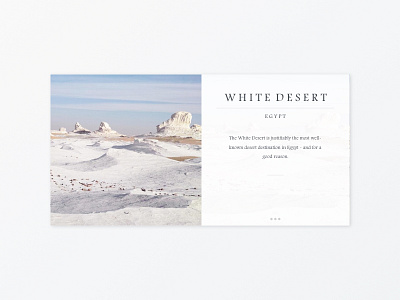 White Desert Egypt article clean desert design egypt minimal poster raff hbb typography web white