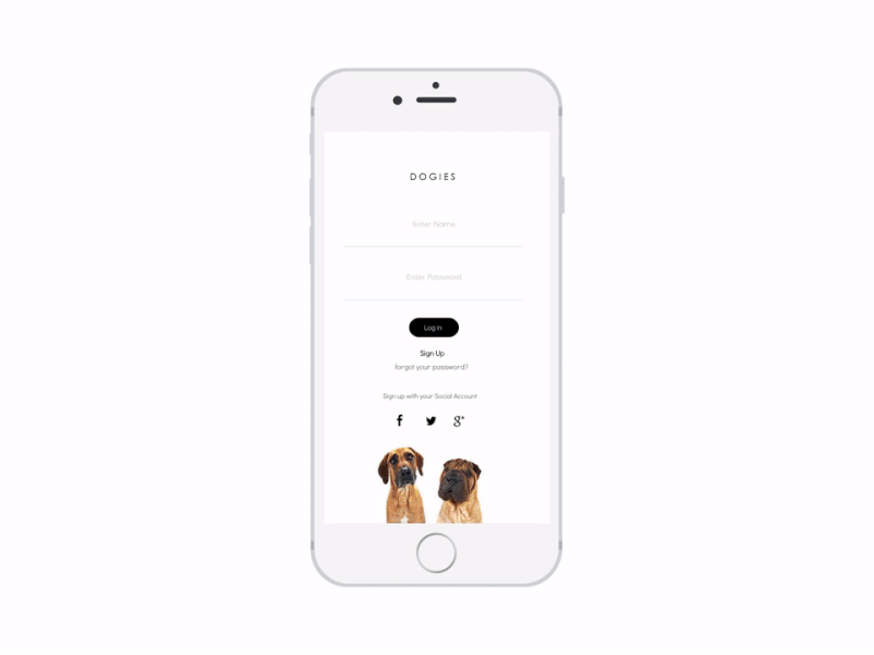 Dogies App Animation Prototype