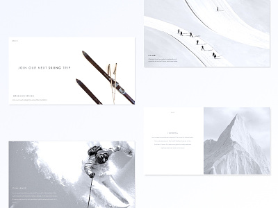 S K I I Z / 2 article brand clean design invitation magazine minimal raff hbb skiing skiiz snow white