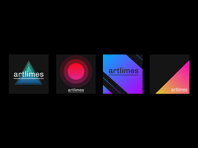 Artlimes ads art artlimes black gradient minimal platform raff hbb shapes