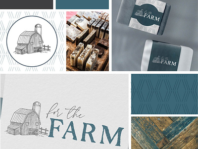 For the Farm branding design logo