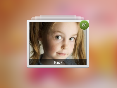 Kids album ui