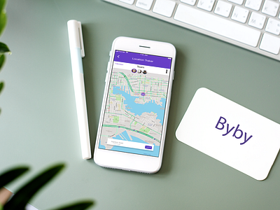Location Tracker adobe xd app branding byby design finding ios location location app mobile mock up mockup tracker ui ui design