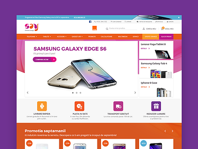 Sayshops Website ecommerce homepage shop store ui ux web website