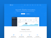 Keysoft landing page
