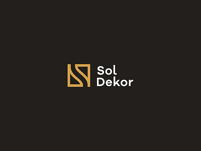 Sol Dekor Logo design exterior finish house interior logo logotype office paint