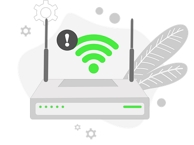 Wi-Fi Error Illustration