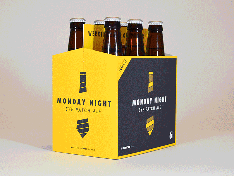 Monday Night Brewery - Identity Design atlanta branding brewery design identity scad