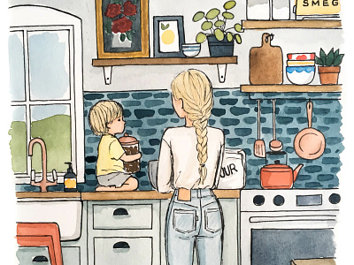 Dream Kitchen by Summer Stokes on Dribbble