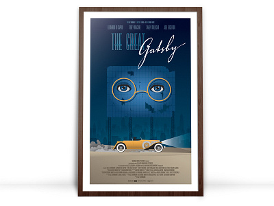 The Great Gatsby baz luhrmann emanuele capponi film graphic designer illustration leonardo di caprio movie poster the great gatsby warner