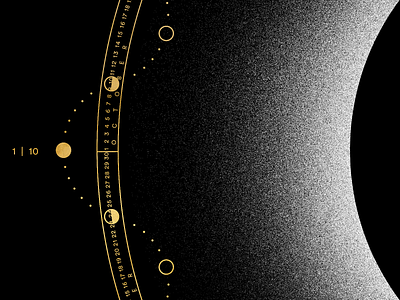 MOON 2020 | Calendar black calendar design eclipse esoteric gold graphic illustration isometric logo lunar minimal moon nasa poster space star sun texture vector