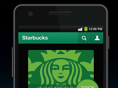 Starbucks for Android android mobile starbucks ui design