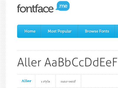 font-face resource project thing