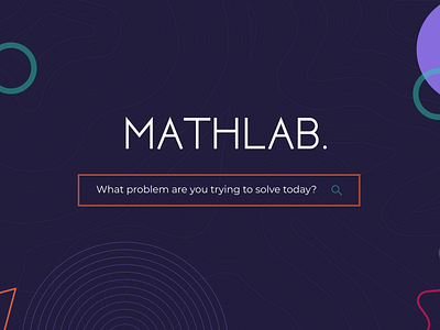 Mathlab - Search engine math prototype question search search engine ui uidesign website