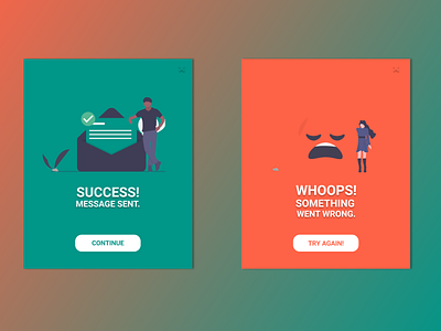 Simple popup boxes UI design alert box message popup ui ui design