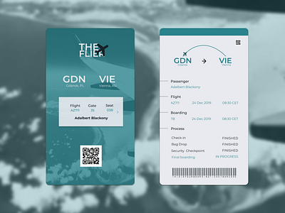 Mobile boarding pass for TheFlier