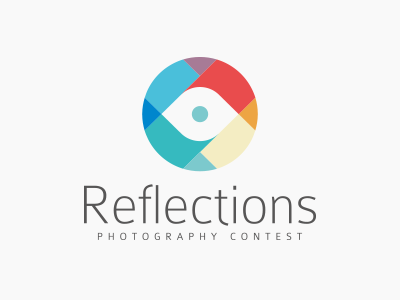 Reflections blue logo orange photography red reflections