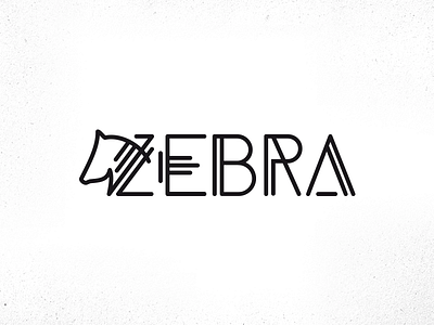 Zebra black cooperativa head logo portugal type white zebra