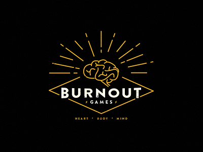 Burnout Games black burnout character fire flame games line mysterious yellow