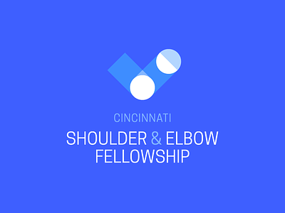 Unused proposal blue cincinnati circles elbow fellowship health logo medical shoulder