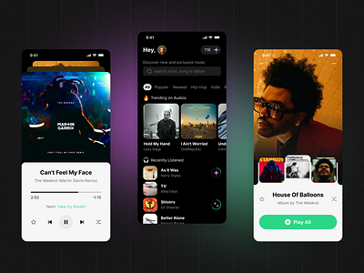 Music streaming application by Viktoriia Petryshyn for 27 nerds🇺🇦 on ...