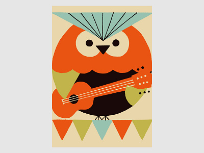 Circus (Owl) animals circus illustration owl