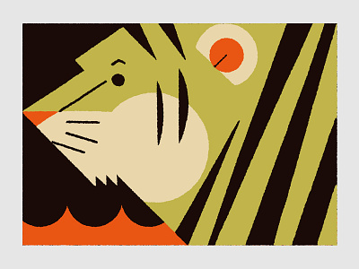 Circus (Tiger) animals circus illustration tiger
