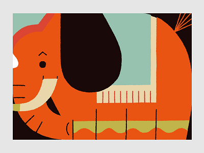 Circus (Elephant) animals circus elephant illustration