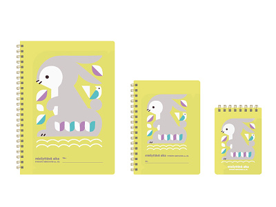 NORDIC COLOR ANIMALS NOTE BOOK animals illustration note rabbit stationery
