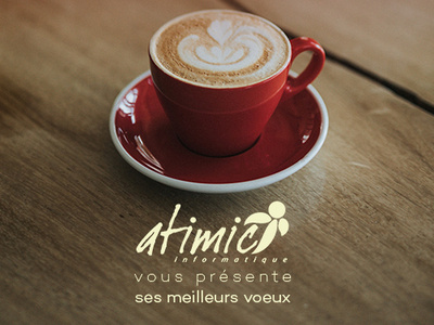 Carte De Veoux 2018 Atimic branding visual identity