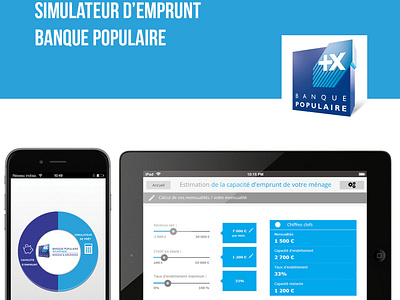 Simulateur d'emprunt for the banck : banque populaire