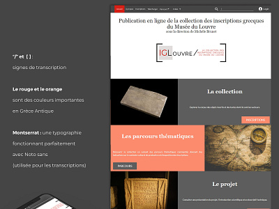 Webdesign : IG Louvre branding design ui visual identity webdesign