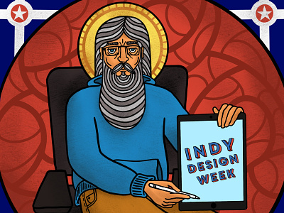 Indy Design Week 2020 Illustration Throwdown Submission