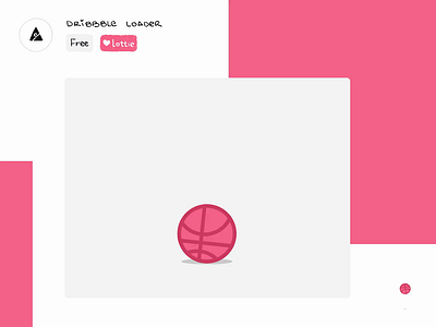 Dribbble loader animation ae after effects animation dribbble free freebie gif gift icon json loeader logo loop lottie lottiefiles motion spinner